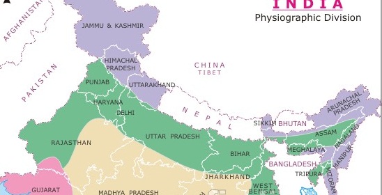 locate aravalli range in india map